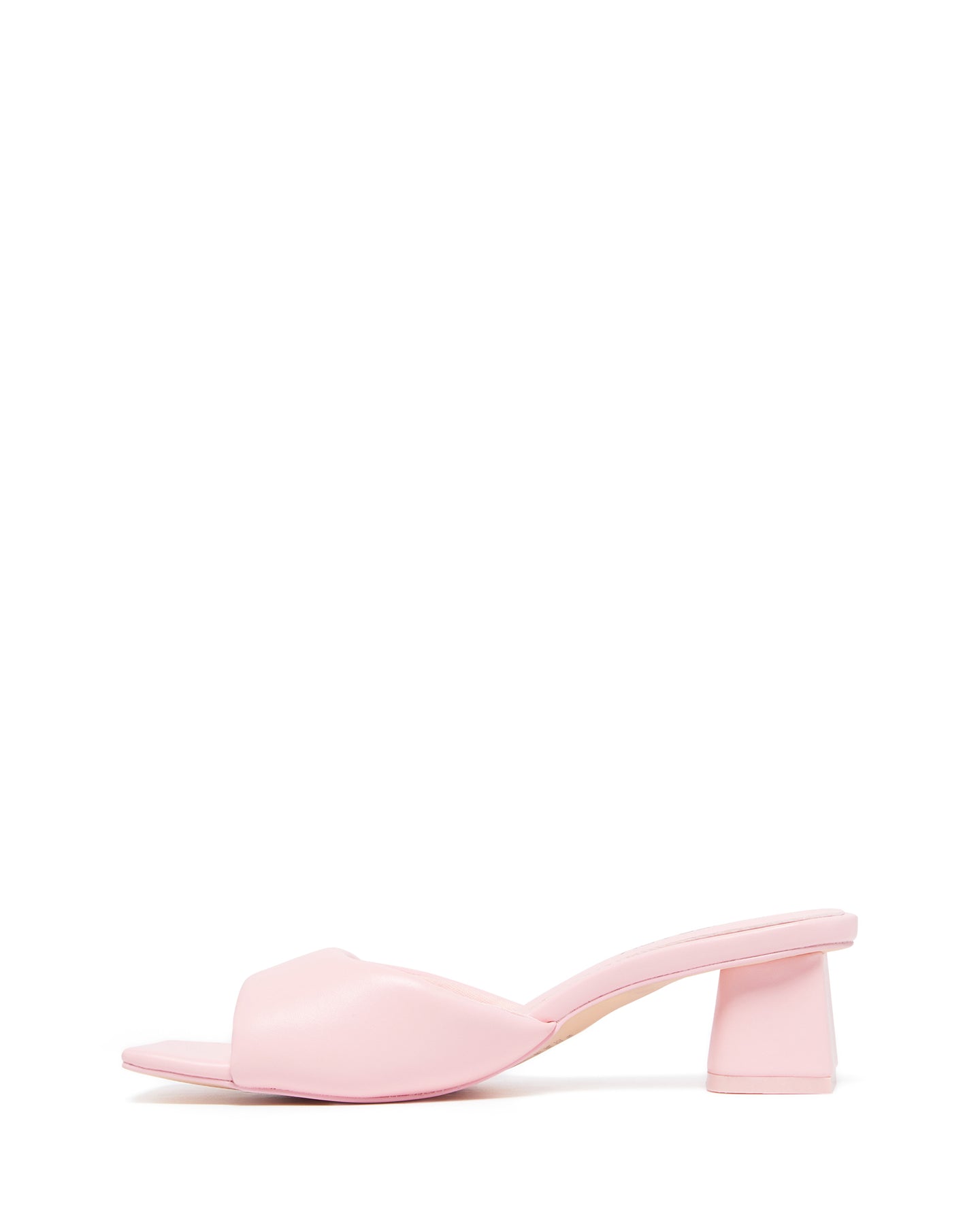 Light pink store mules