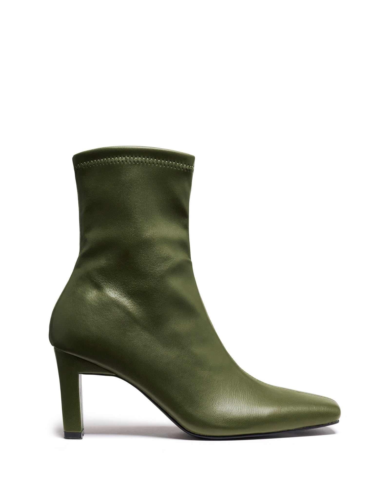 Bette Ankle Boot Khaki Smooth