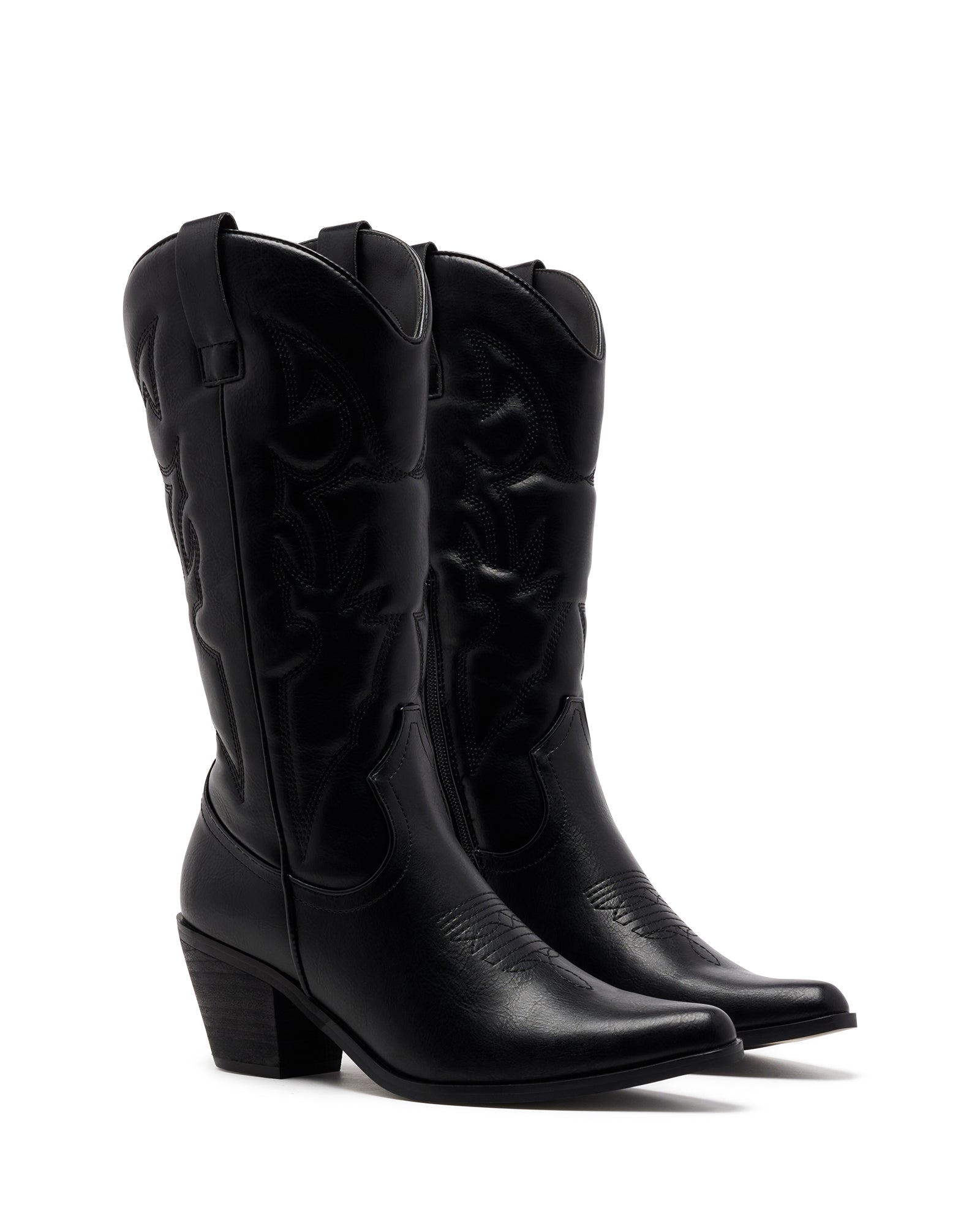 Clayton Cowboy Boot Black