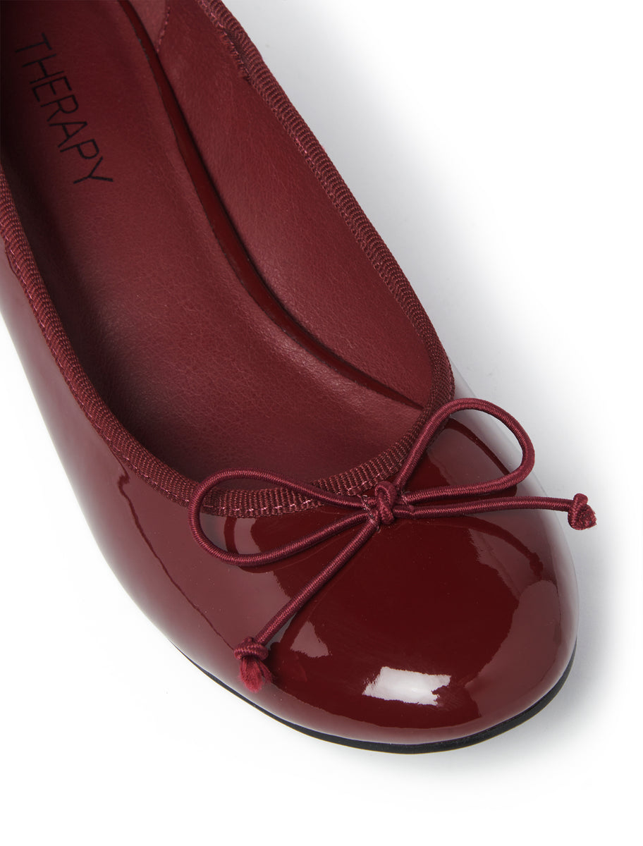 Therapy Shoes Diana Cherry Patent | Women's Ballet | Heels | Flats