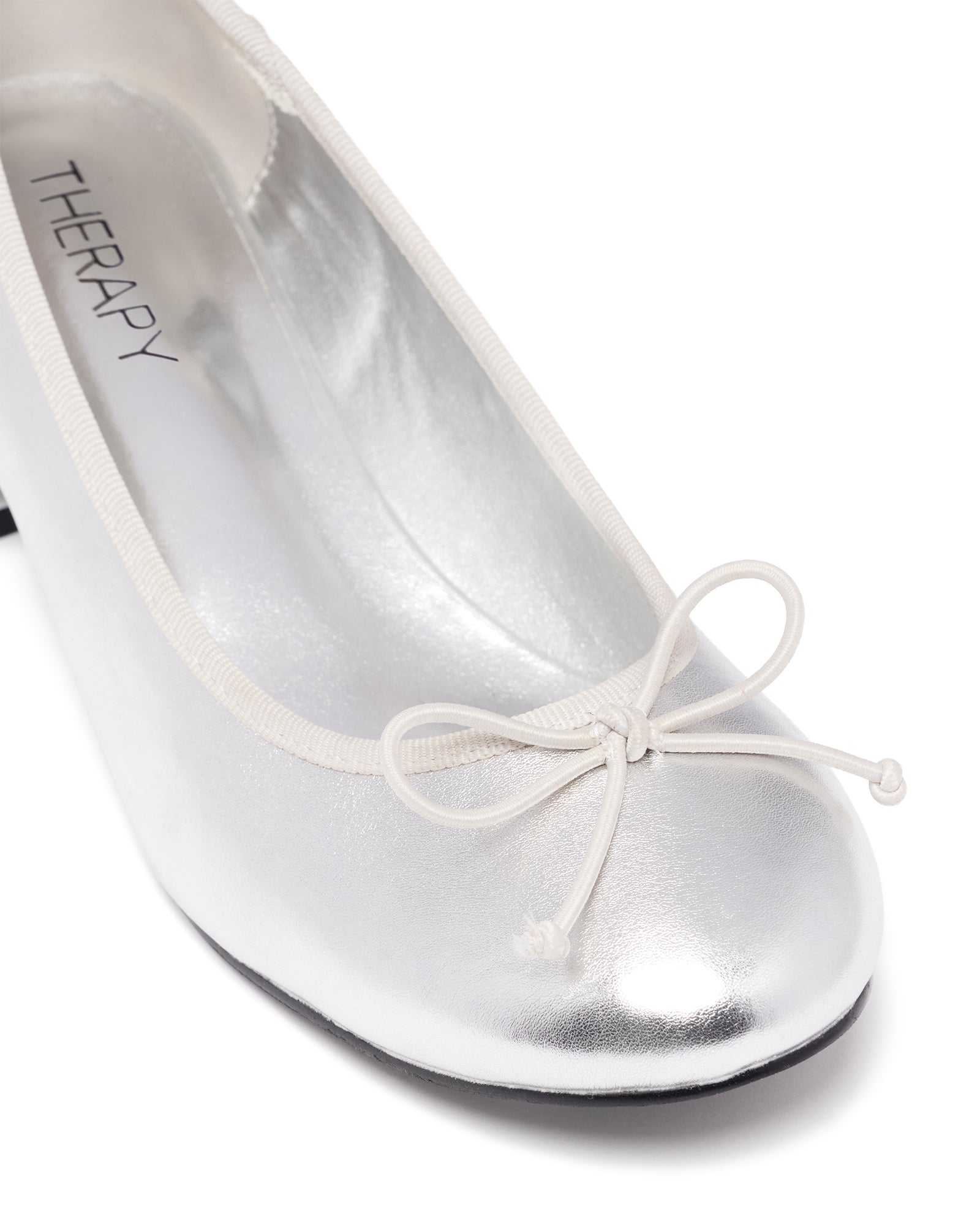 Diana Ballet Heel Silver