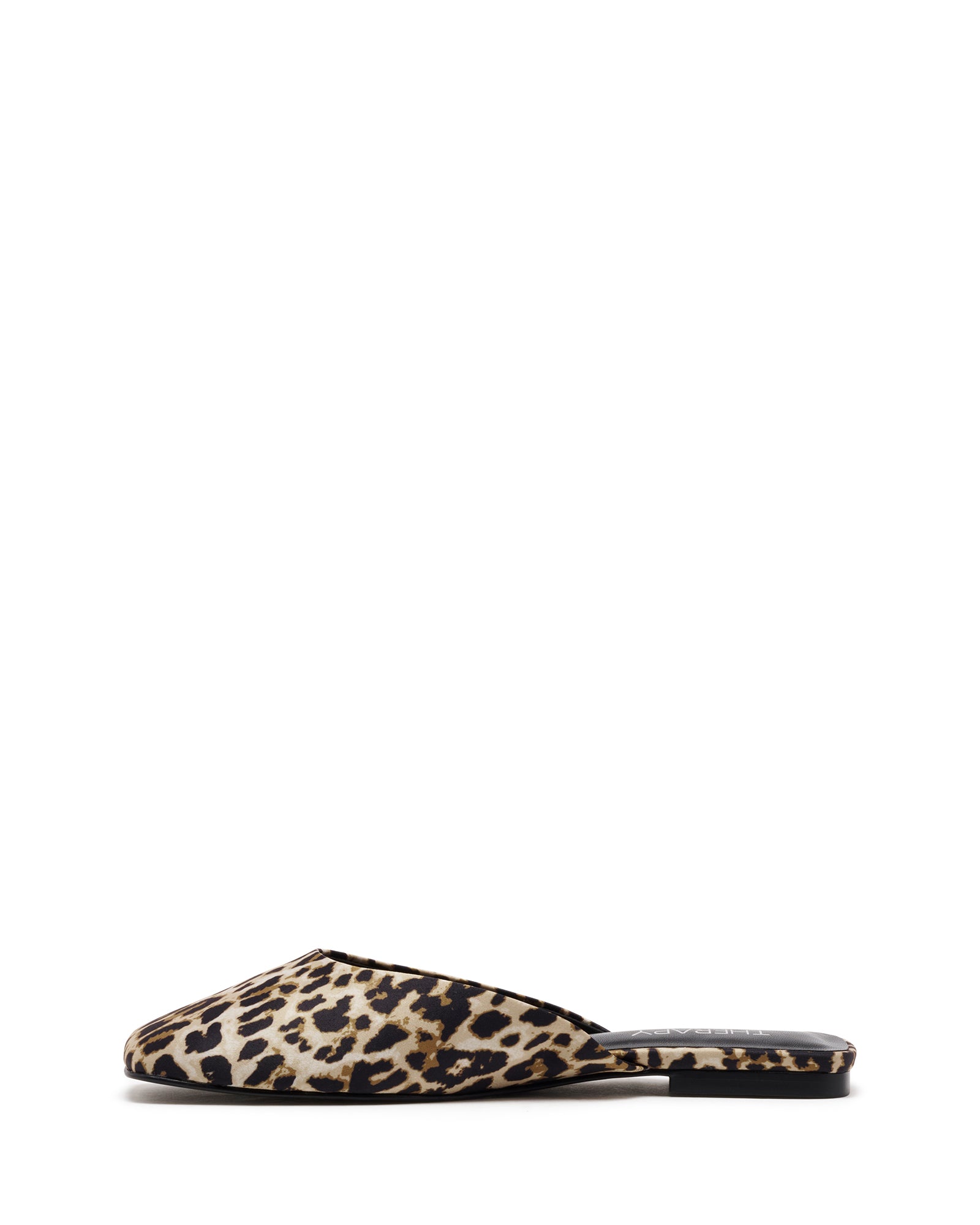 Gabbi Ballet Flat Leopard Satin