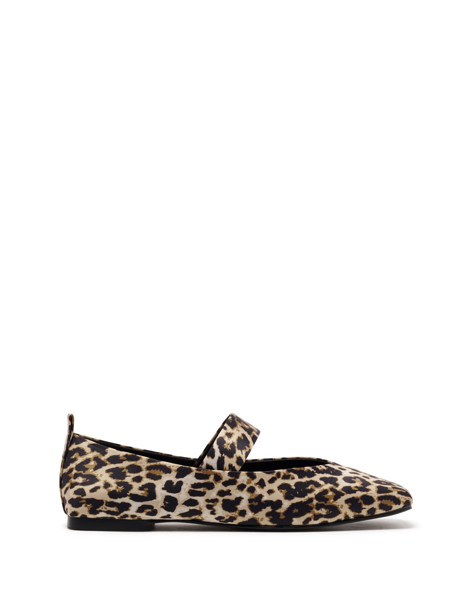 Gael Ballet Flat Leopard Satin