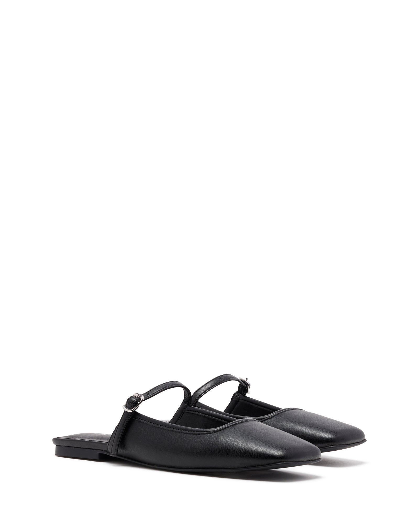 Gianna Ballet Flat Black Smooth