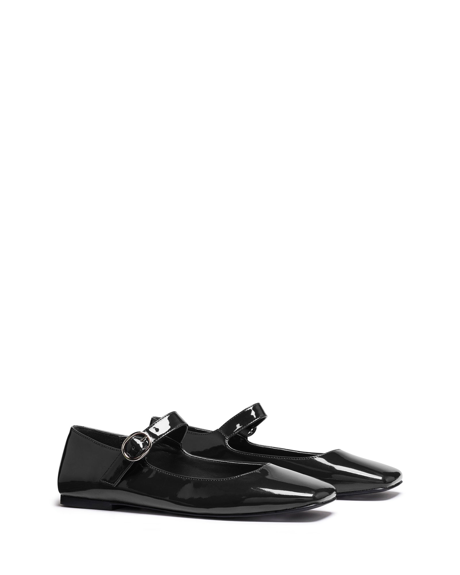 Gracee Ballet Flat Black Patent