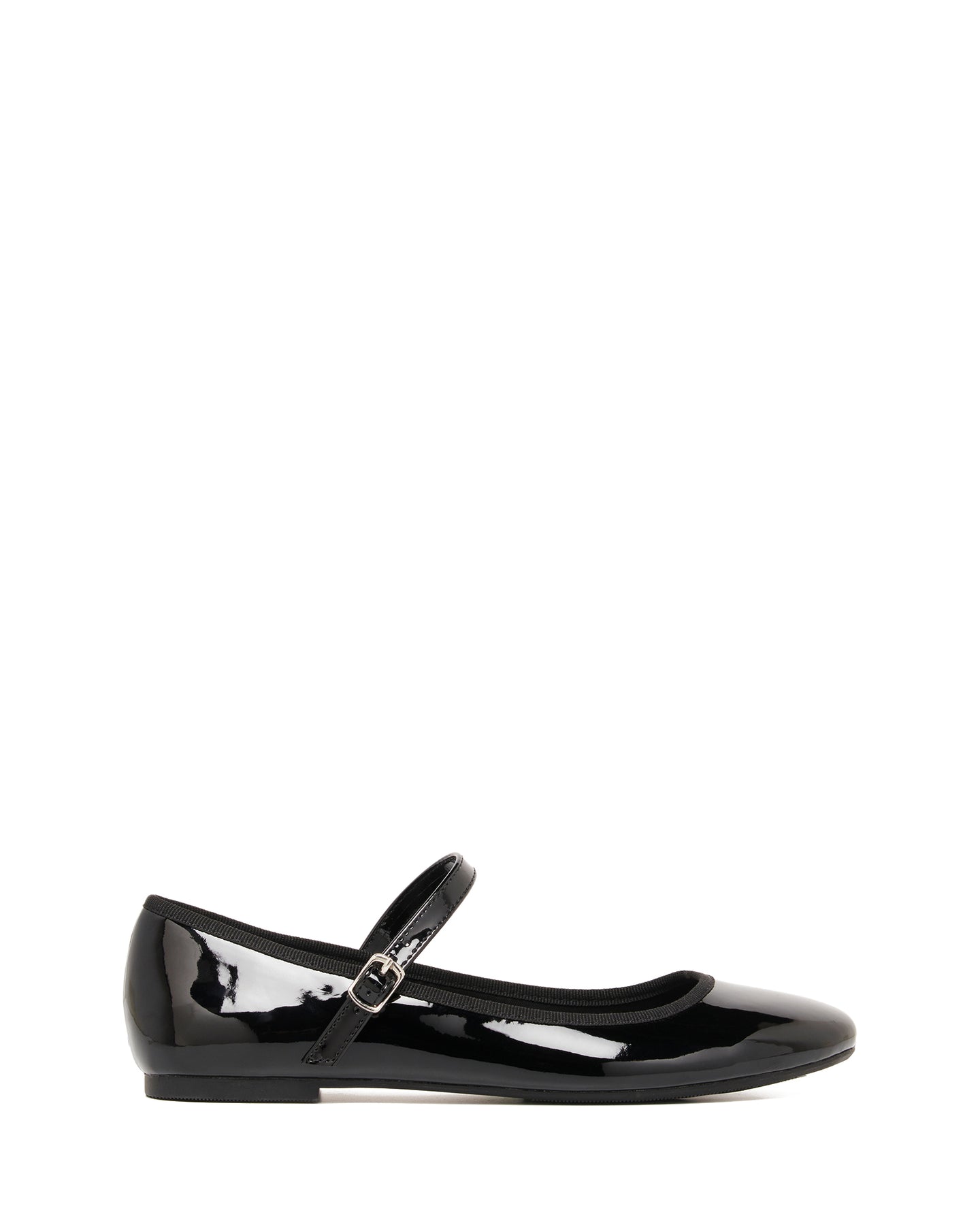 Womens black deals patent flats