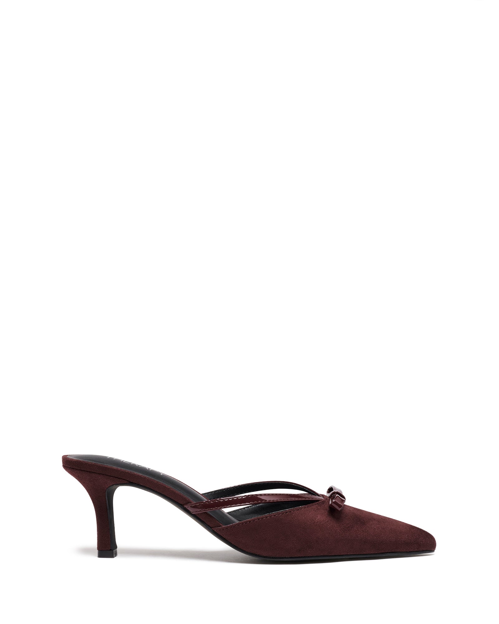 Jojo Pump Bordeaux Microsuede