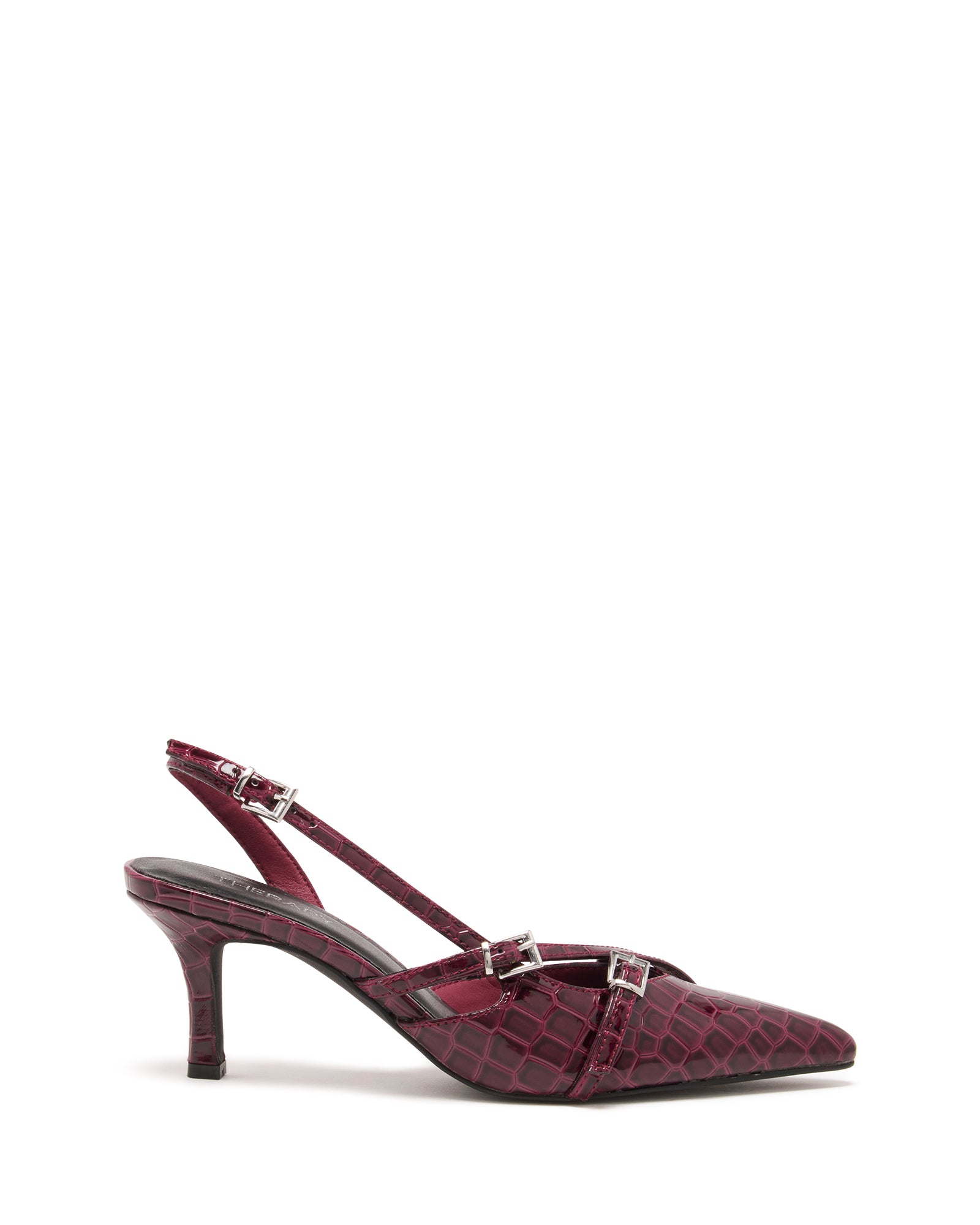 Juicy Slingback Pump Cherry Patent Croc