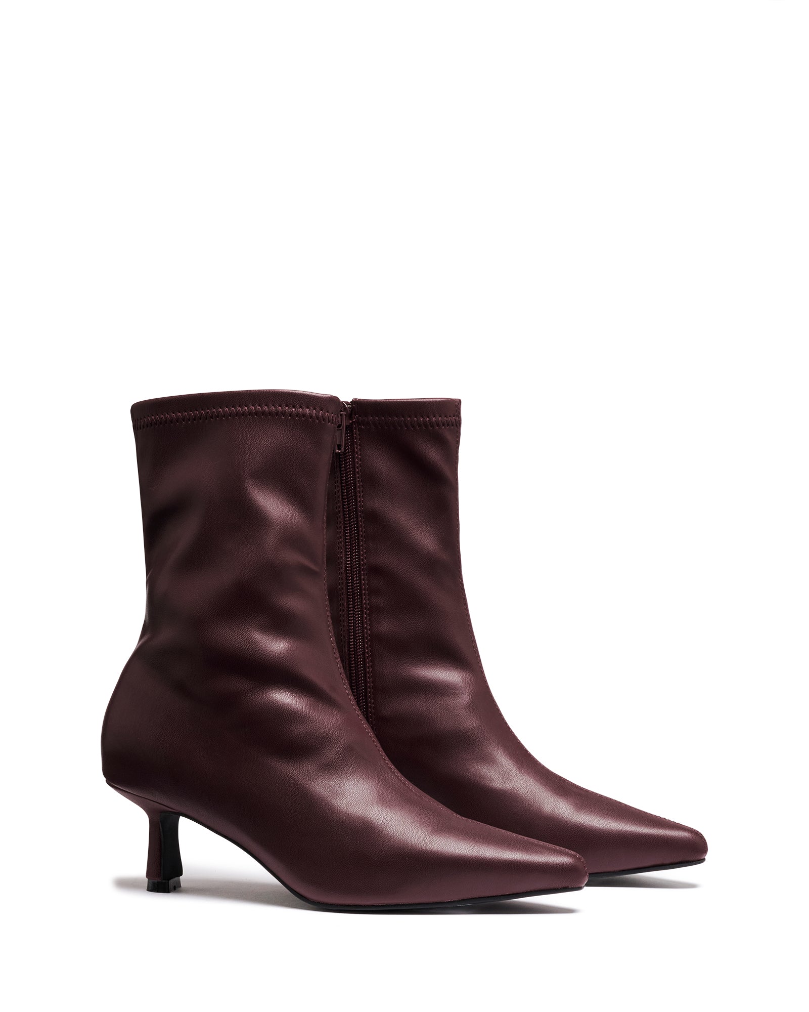 Keeley Ankle Boot Bordeaux