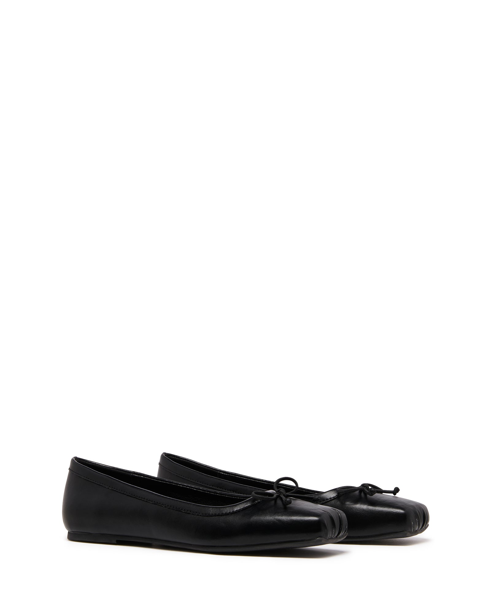 Laine Ballet Flat Black Smooth