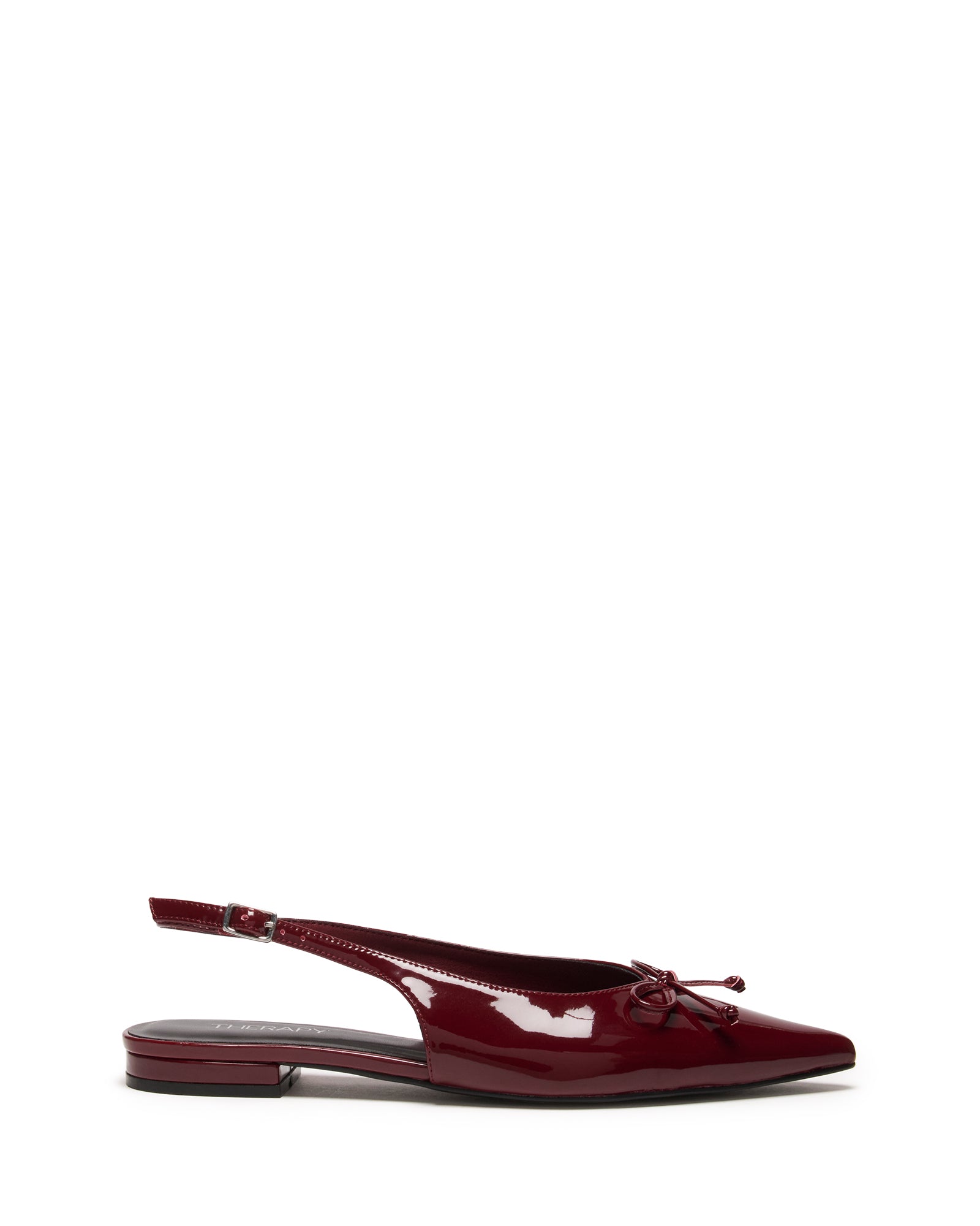 Lavin Slingback Flat Cherry Patent