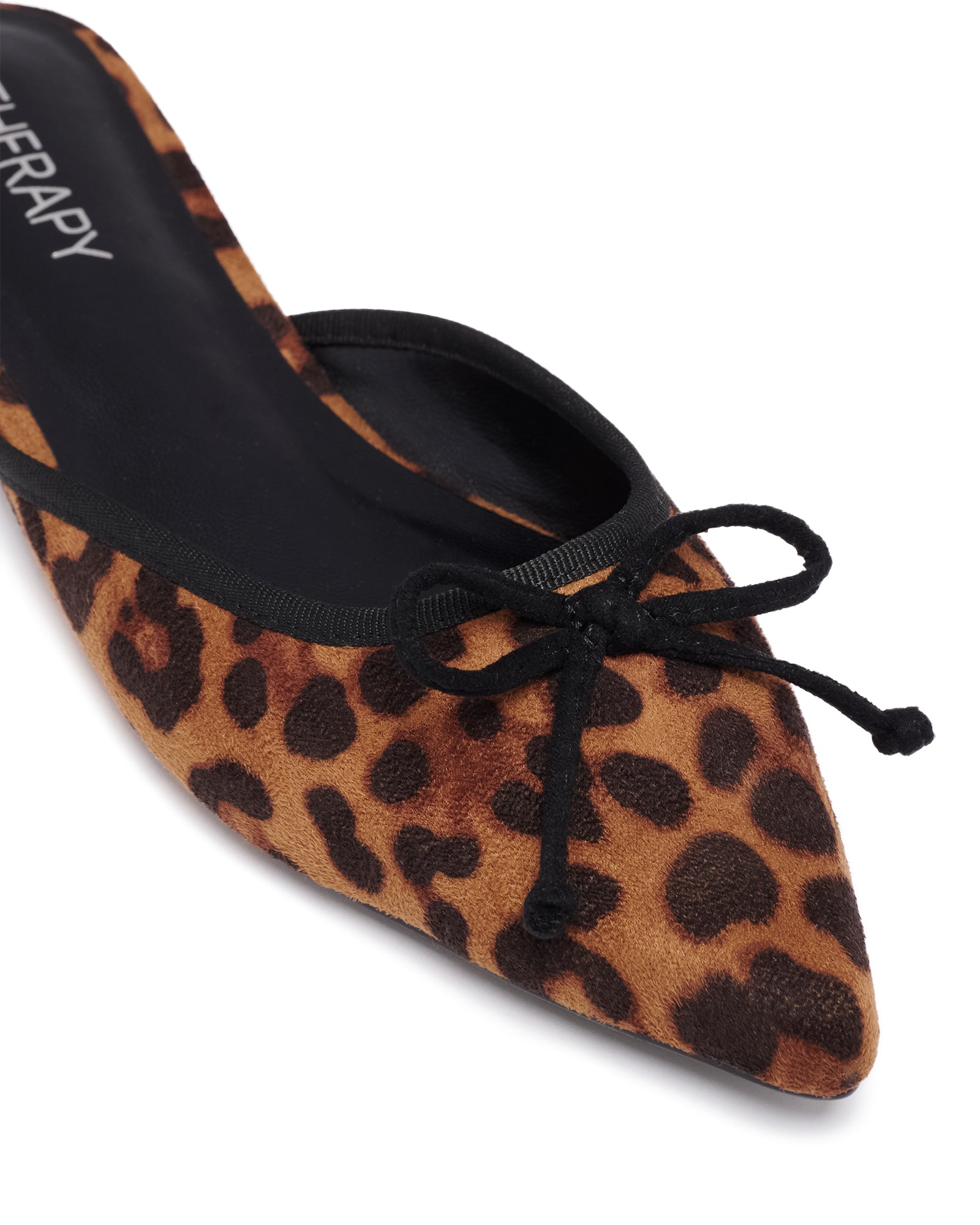 Levii Pointed Flat Leopard Microfibre