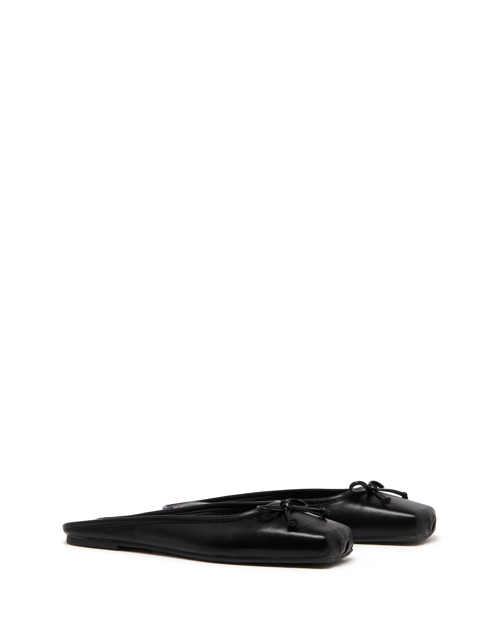 Lilah Ballet Flat Black Smooth