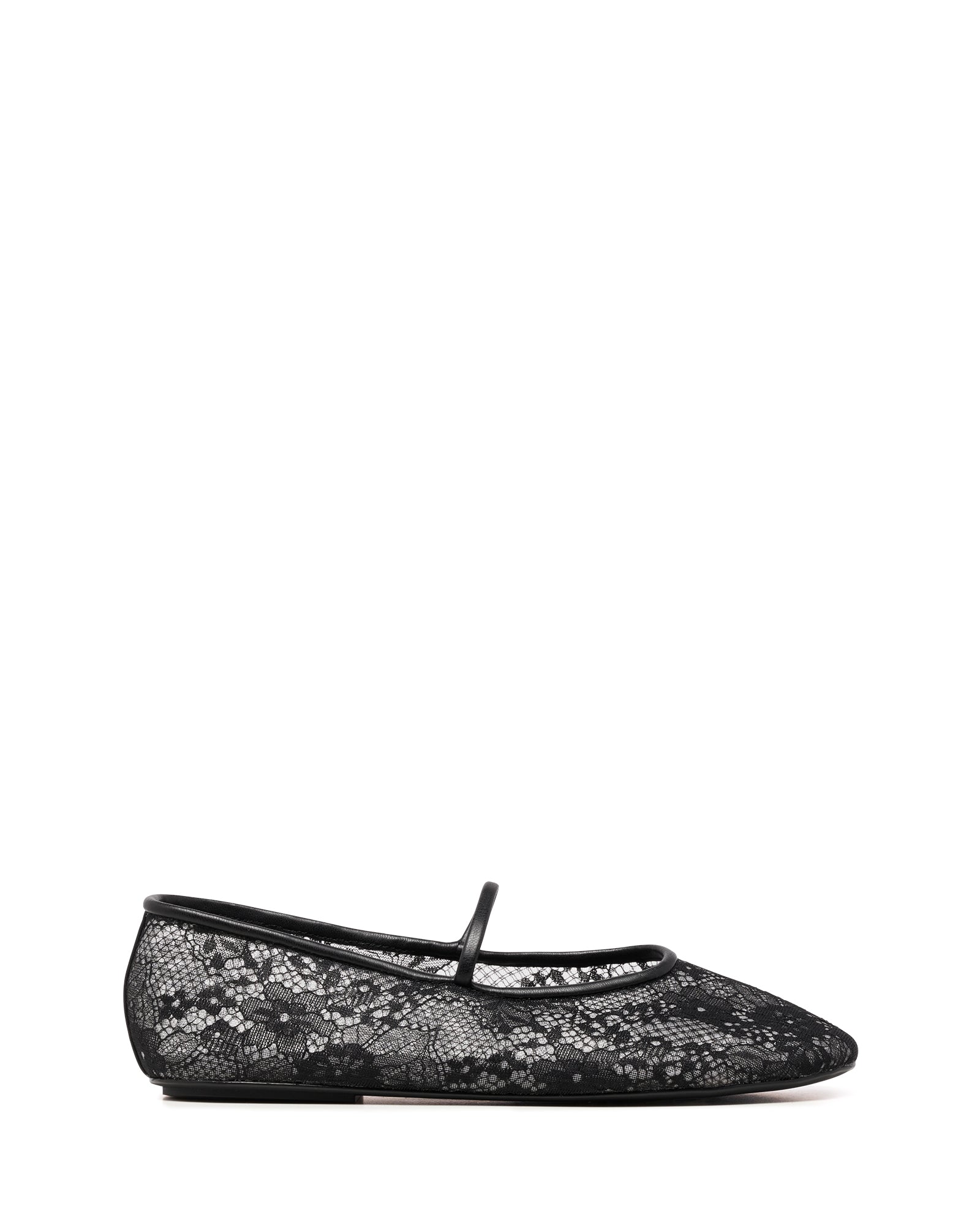 Therapy Shoes Monamour Black Lace Fabric | Women's Flats | Ballet 