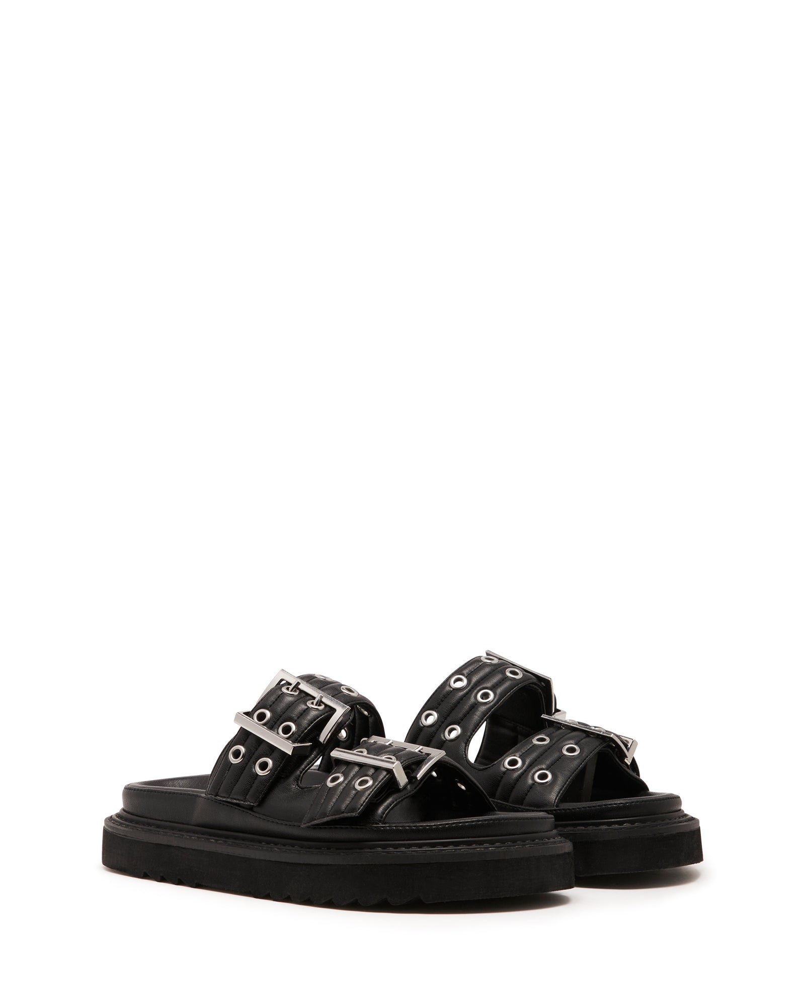 Origin Sandal Black Smooth