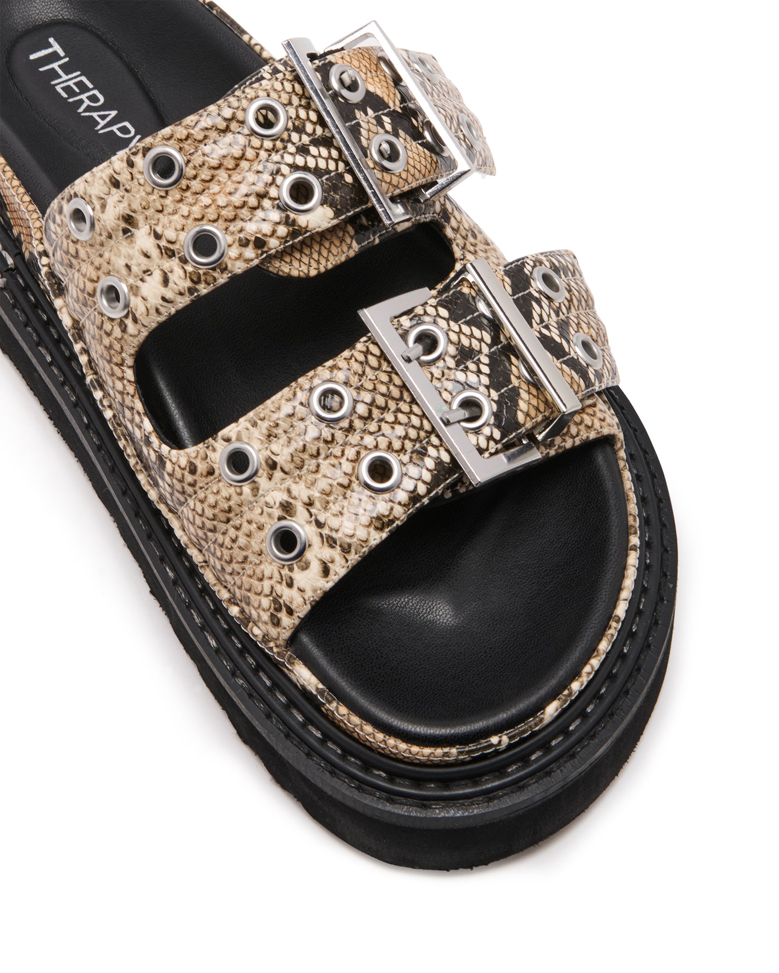 Origin Sandal Black/White Snake