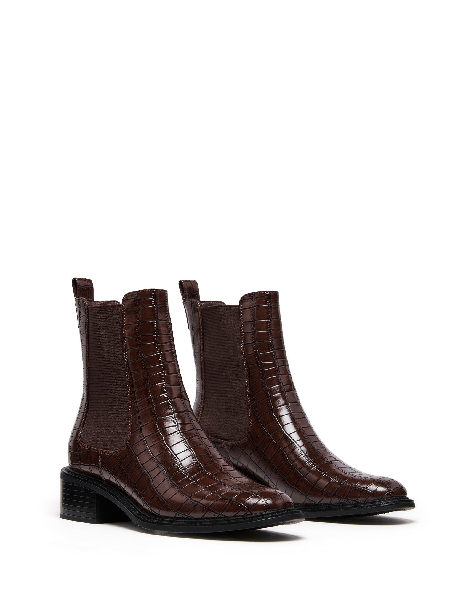 Stable Ankle Boot Chocolate Croc