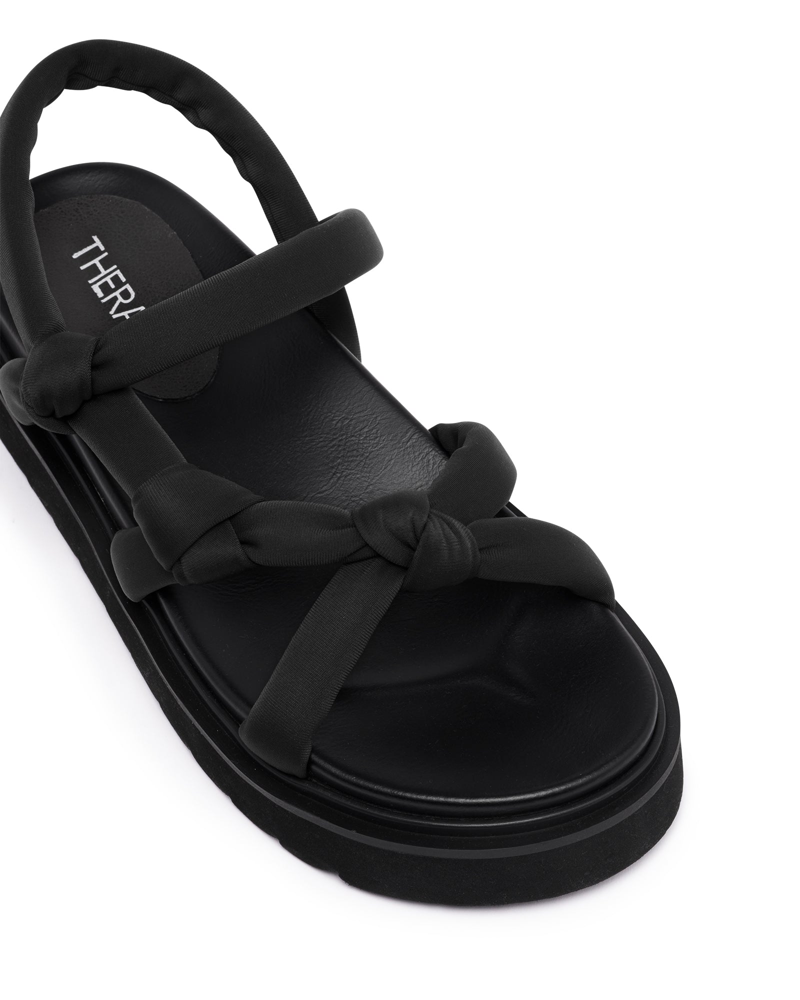 Vibez Sandal Black Lycra