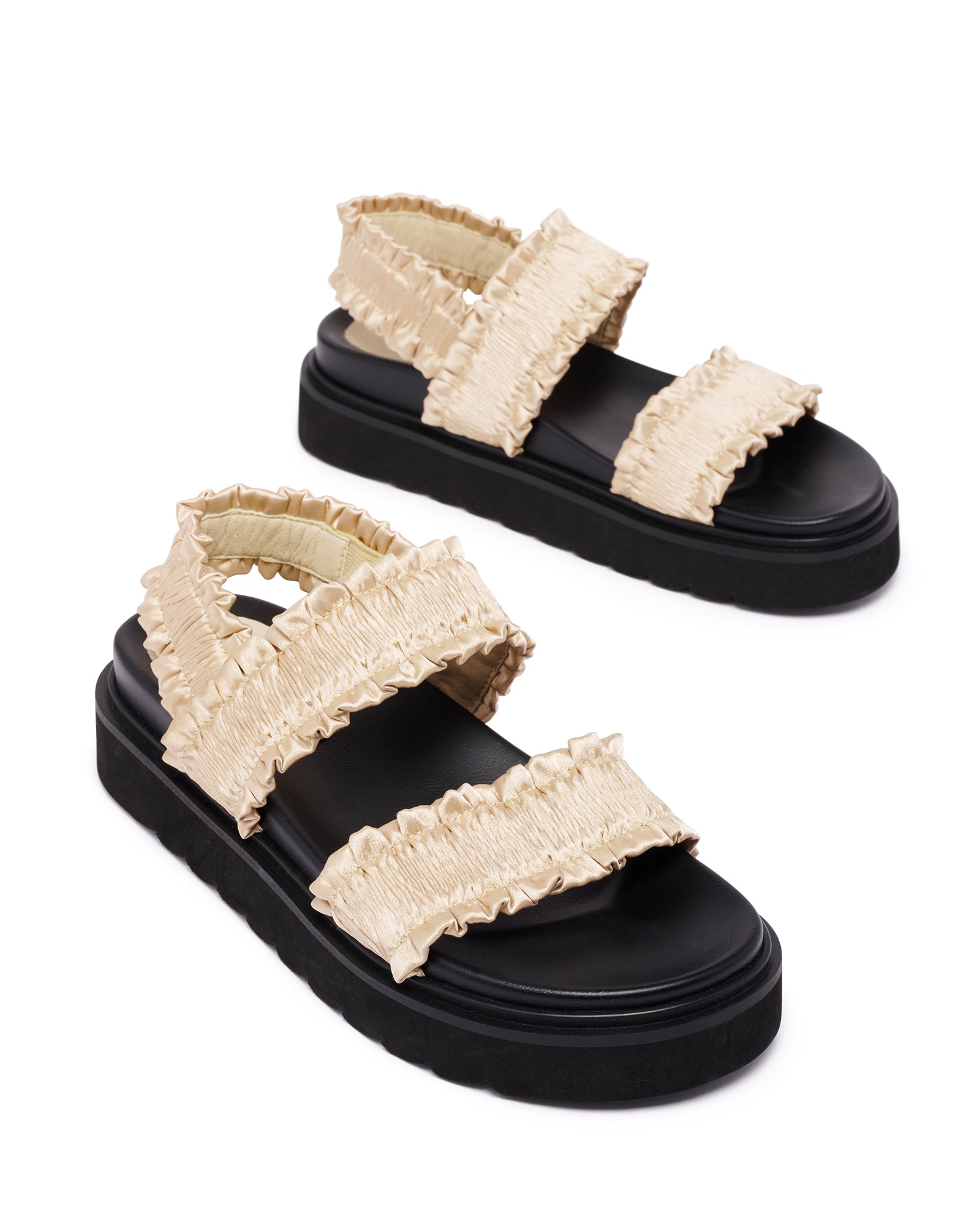 Vissta Sandal Bone Satin