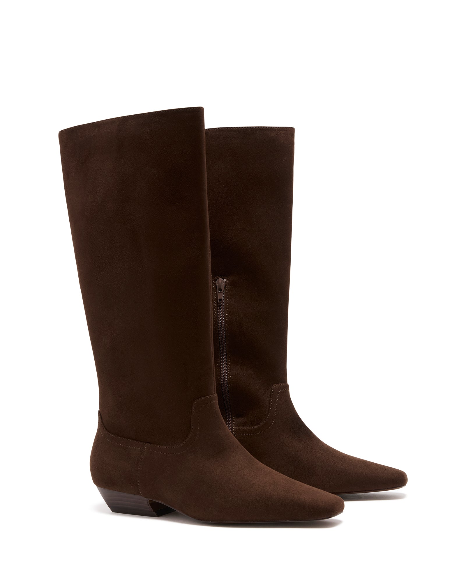 Xavier Tall Boot Chocolate Suede