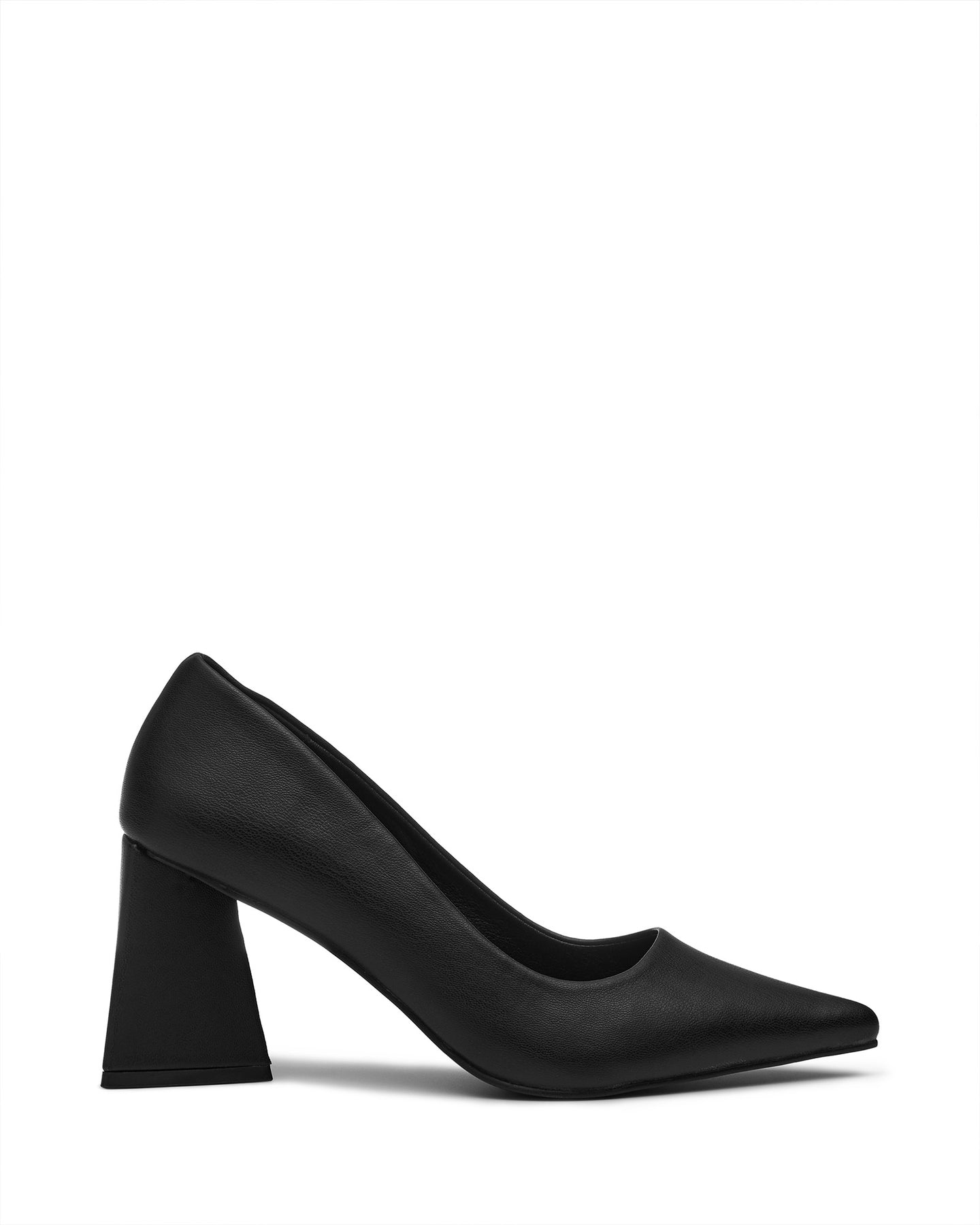 Calla Shoes | Sophia | Classic black leather heeled dress shoes