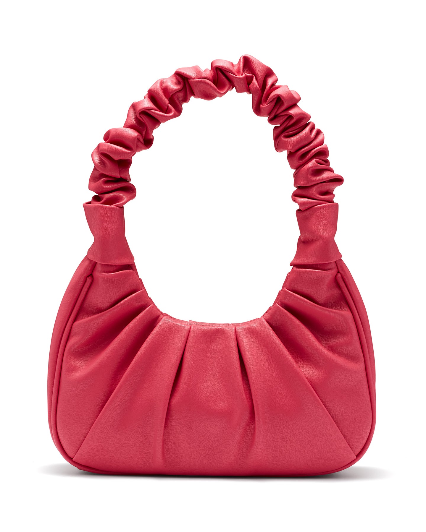 Pink ruched shoulder discount bag