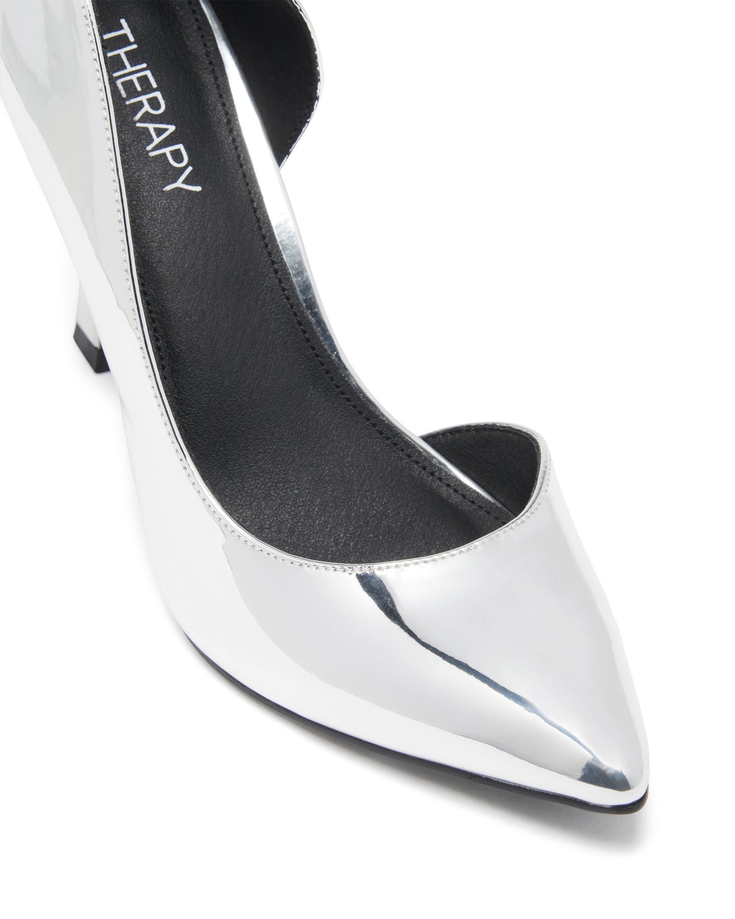 Buy Silver Diana Quilted Heels by Vanilla Moon Online at Aza Fashions.